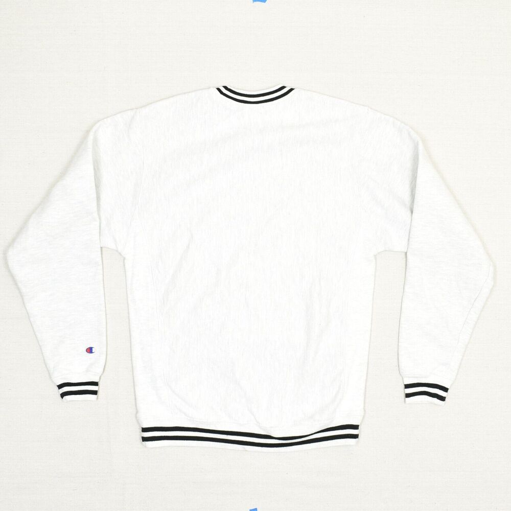 Champion Men Iowa Hawkeyes Pullover Sweater Cotton Gray Size S Stained Line - Picture 3 of 8